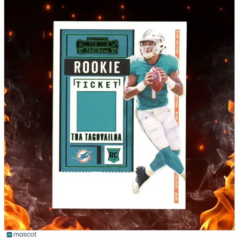 2020 Panini Contenders Rookie Ticket Swatches Tua Tagovailoa #RTS-TTA