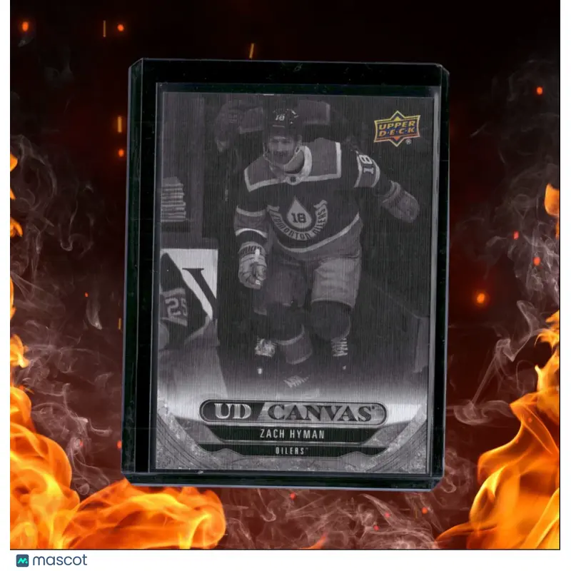 2024-25 Upper Deck Zach Hyman Black & White Canvas #C-36