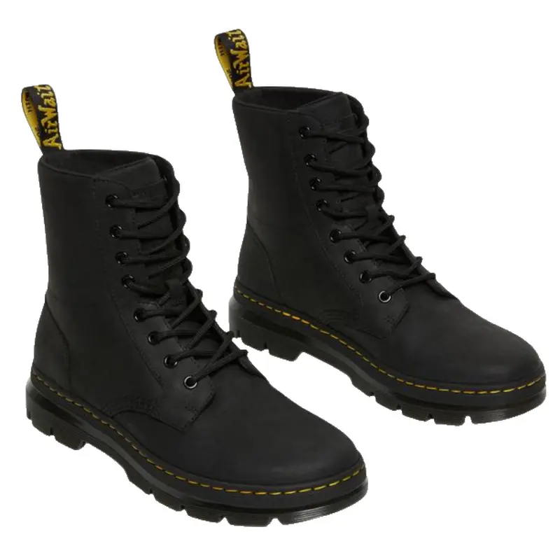 DR MARTENS BOOTS UNISEX COMBS LEATEHR BLACK 26007001