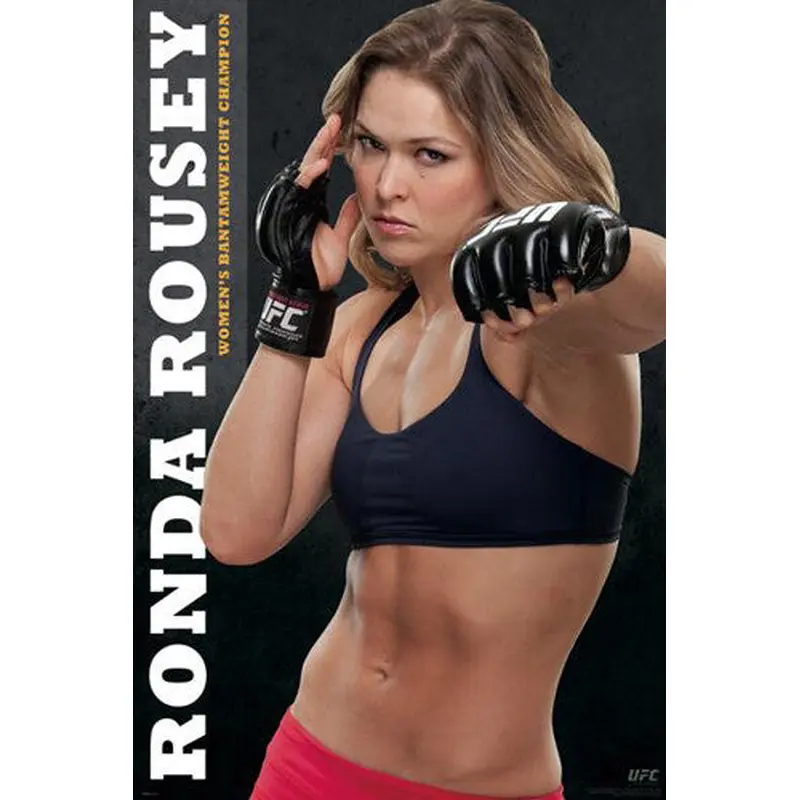 Ronda Rousey Women's Bantamweight Champion Official UFC Commemorative Poster