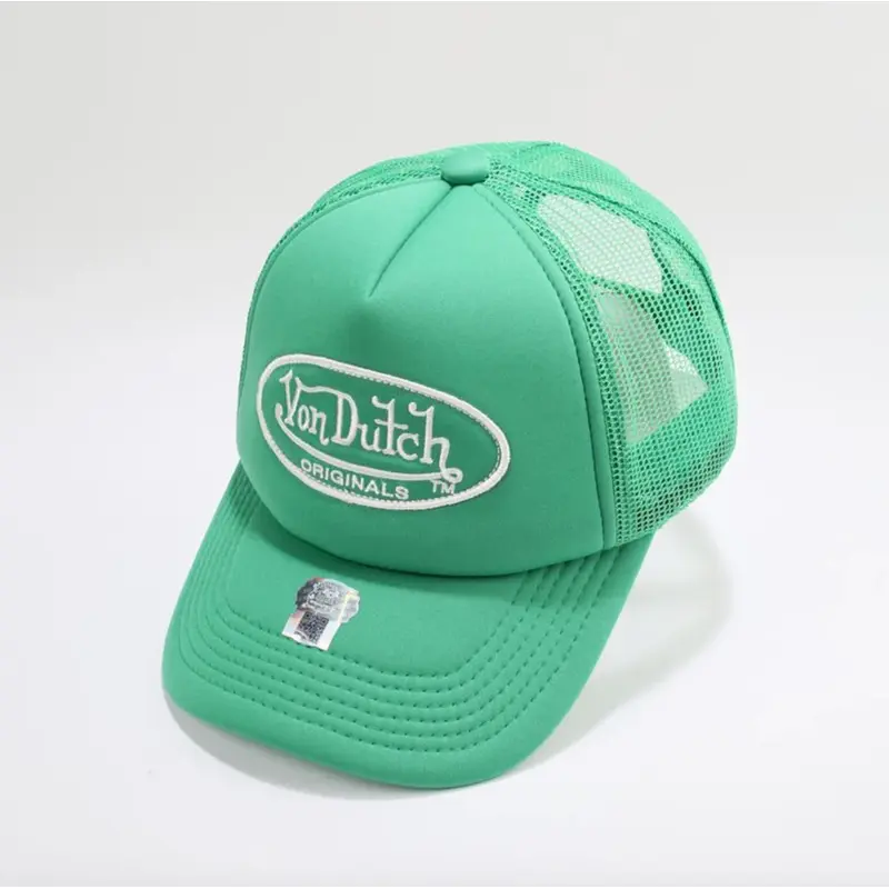 Von Dutch Tampa Trucker Cap - Green/Green