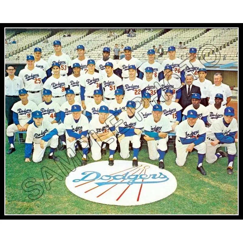 1963 Los Angeles Dodgers 8X10 Photo - Koufax Drysdale World Series Champs - 1466