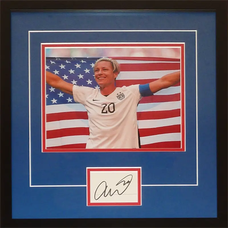 Abby Wambach Autographed US Women's Soccer (World Cup) Signature Series Frame