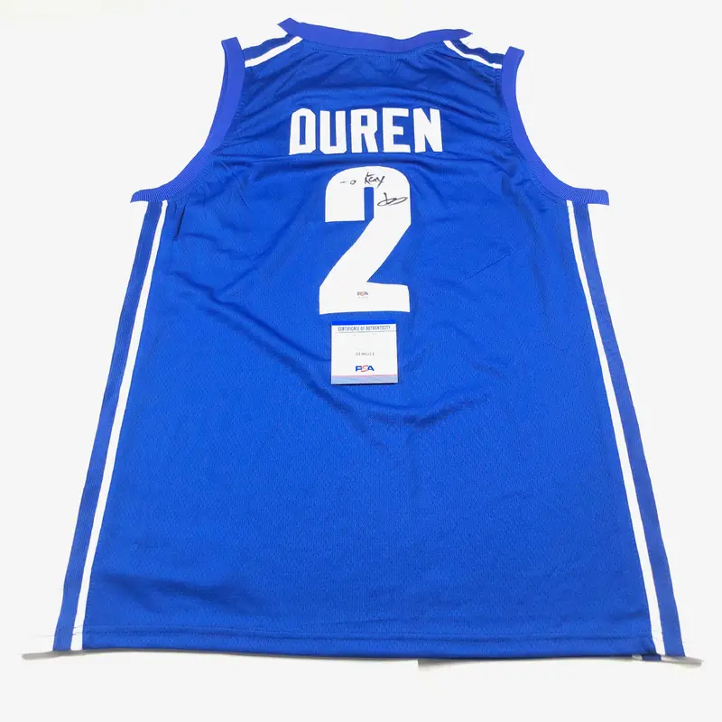 Jalen Duren signed jersey PSA/DNA Memphis Autographed