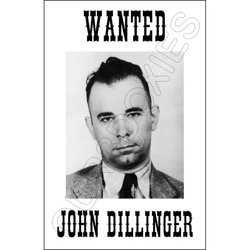 John Dillinger Wanted Poster 11X17 - 2713