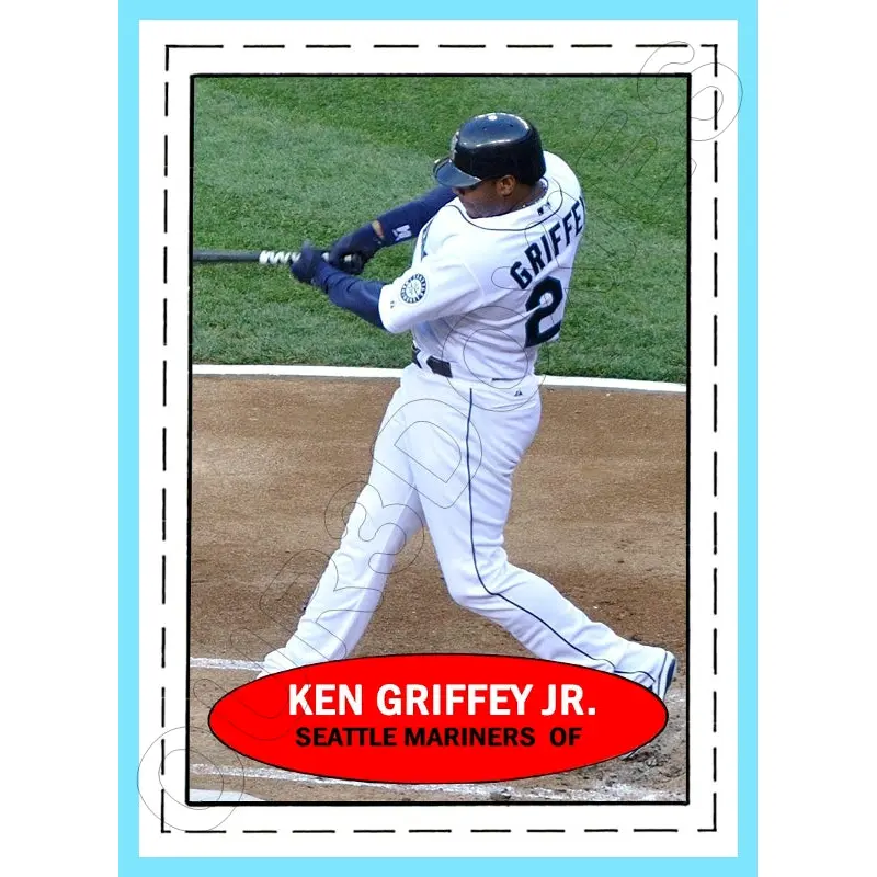 Ken Griffey Jr. 1971 Bazooka Custom Card - 4670