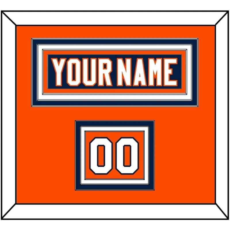 New York Nameplate & Number (Shoulder) - Home Blue (2007-2010) - Triple Mat 3