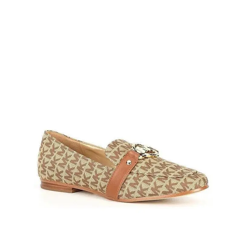 MICHAEL KORS WOMEN LOAFERS RORY LOAFER BEIGE 40F2ROFP1Y BEIGE