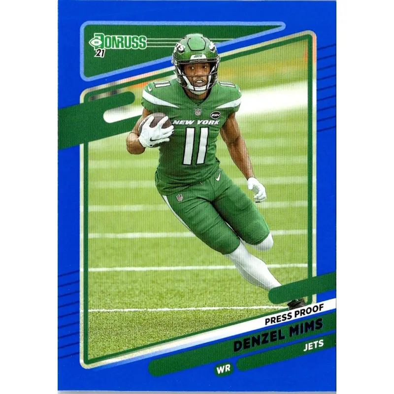 2021 Donruss Press Proof Blue Denzel Mims #39