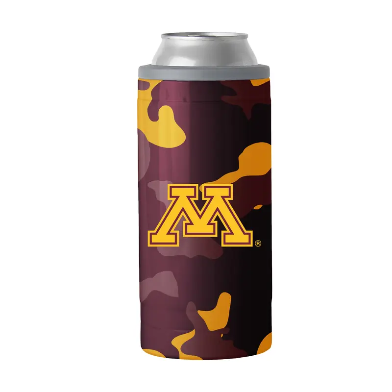 Minnesota 12oz Camo Swagger Slim Can Coolie