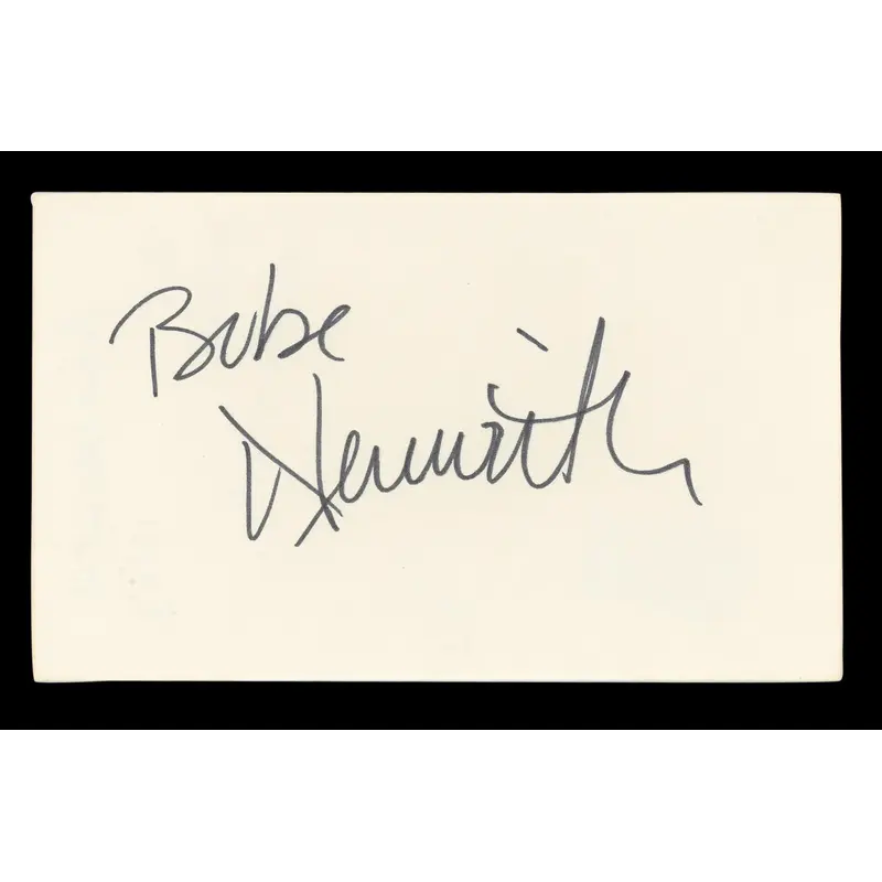 Bebe Neuwirth Cheers Authentic Signed 3x5 Index Card Autographed BAS #BL96940