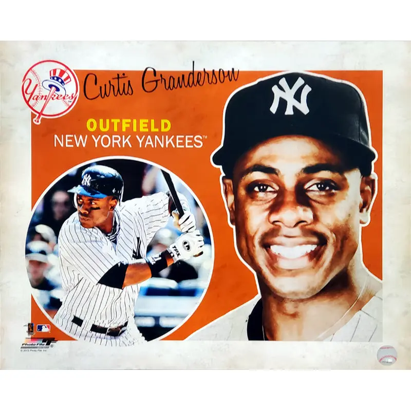 Curtis Granderson "Retro SuperCard" New York Yankees Poster - Photofile 16x20