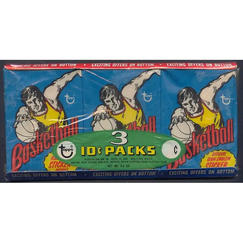 1973/74 Topps Basketball Unopened Wax Tray