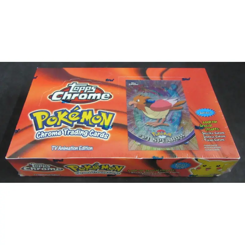 2000 Topps Chrome Pokemon T.V. Series 1 Box
