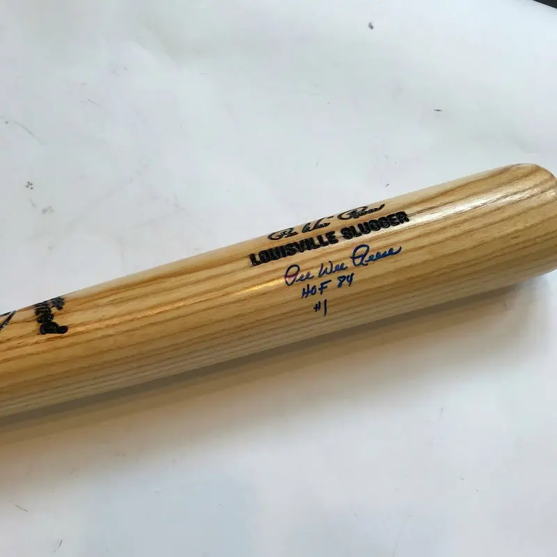 Pee Wee Reese "#1 Hall Of Fame 1984" Signed Inscribed Game Model Bat PSA DNA