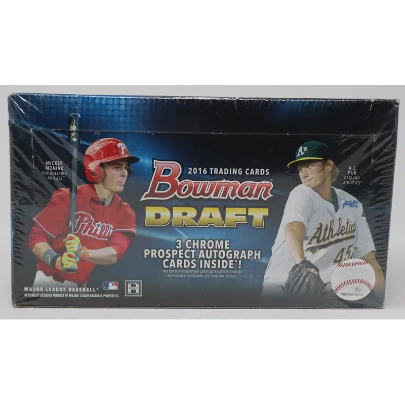 2016 Bowman Draft Baseball Jumbo Box (Hobby) (12/32)