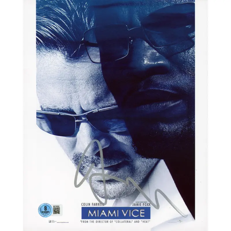 Michael Mann Miami Vice Authentic Signed 8x10 Vertical Photo BAS #BS78092