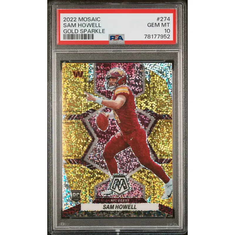 Sam Howell 2022 Mosaic Gold Sparkle #274 PSA 10 Gem Mint