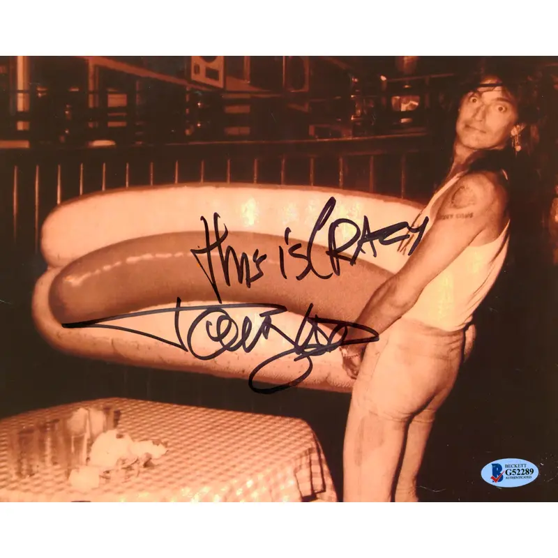 Tommy Lee Motley Crue "This is crazy" Authentic Signed 8x10 Photo BAS #G52289