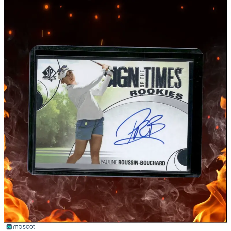 2024 Upper Deck Portfolio Pauline Roussin-Bouchard SP Authentic Sign of the