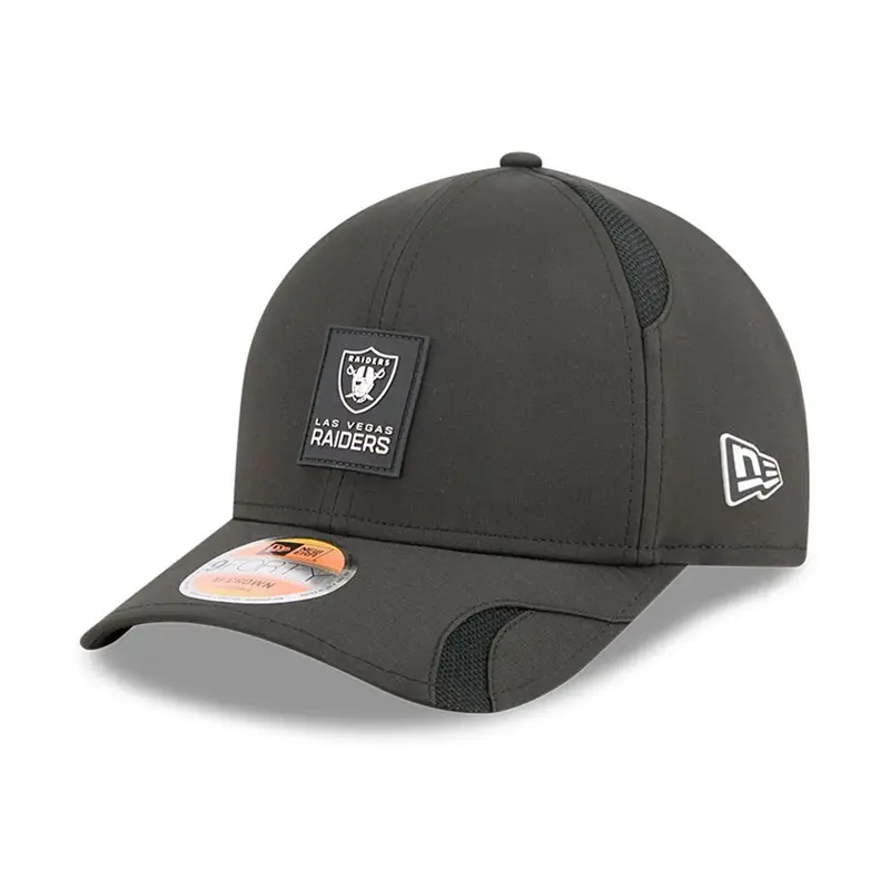 Las Vegas Raiders NFL Sideline 2025 Black 9FORTY M-Crown Adjustable Cap