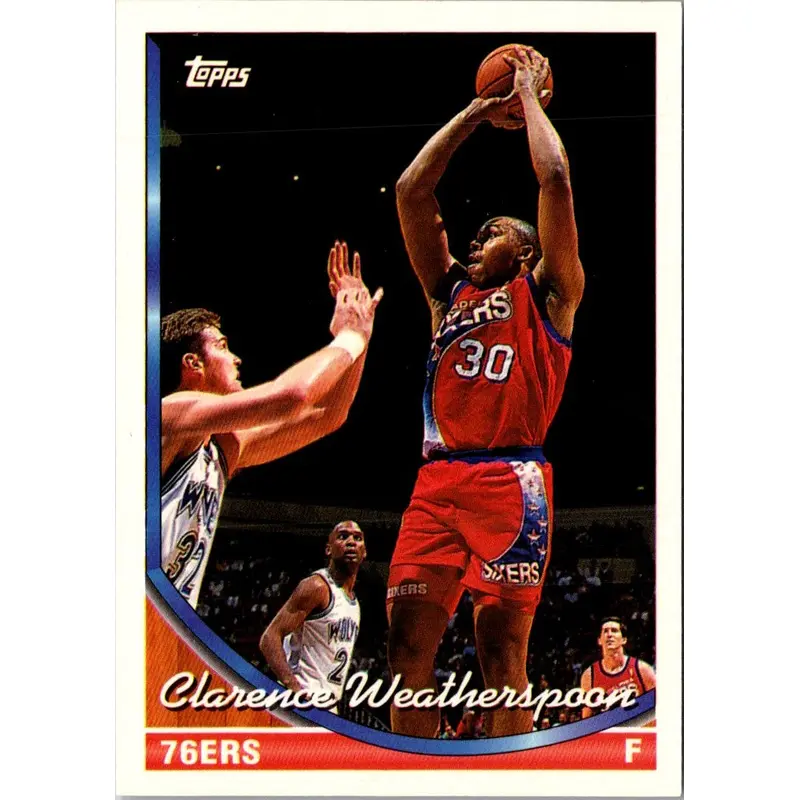 1993 Topps Clarence Weatherspoon #164