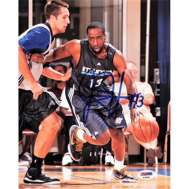 James Harden signed 8x10 photo PSA/DNA Autographed Clippers Thunder