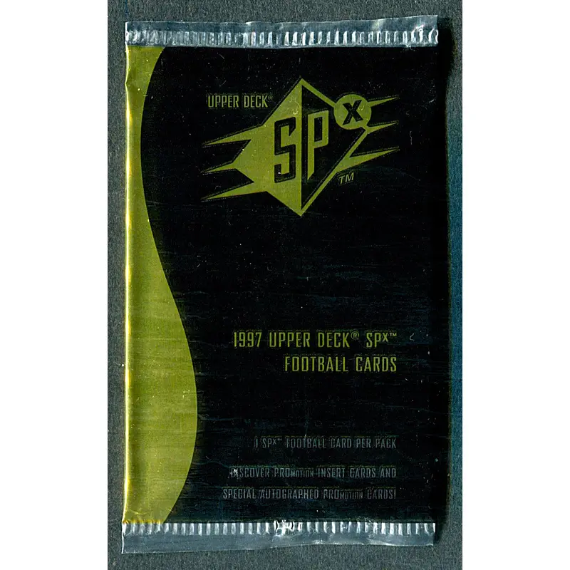 1997 Upper Deck SPx Football Unopened Pack (1)