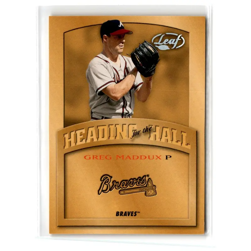 2002 Leaf Heading for the Hall Greg Maddux #HH-1