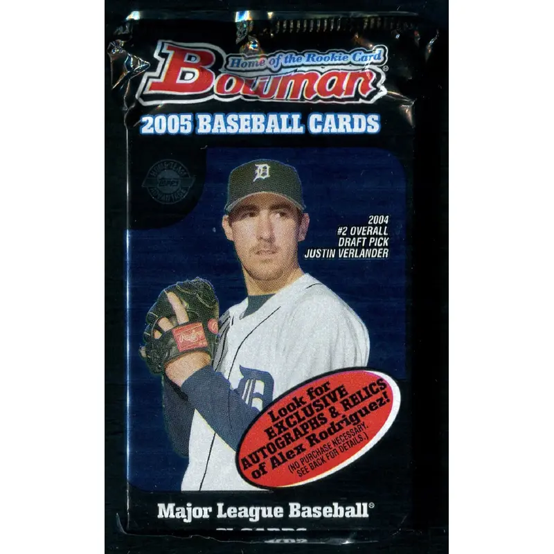 2005 Bowman Baseball Unopened Jumbo Pack (HTA) (21)