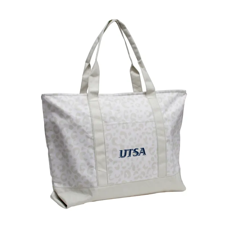 Texas - San Antonio Leopard Pattern Tote