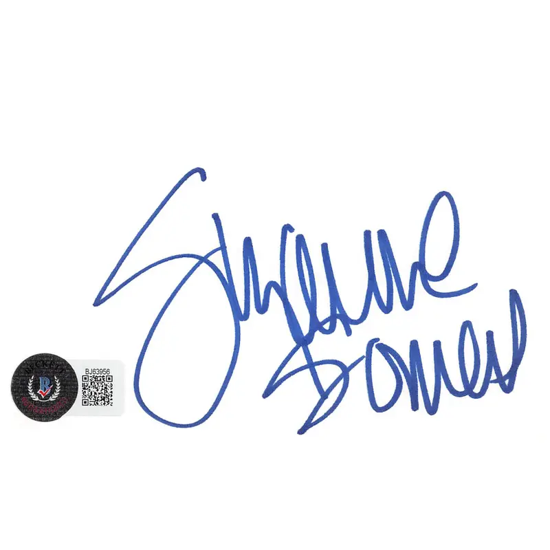 Suzanne Somers Three's Company Authentic Signed 3x5 Index Card BAS #BJ63956