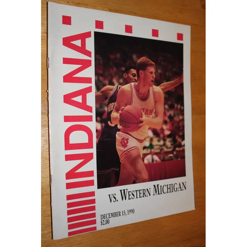 1990 Indiana University vs Western Michigan Basketball Program