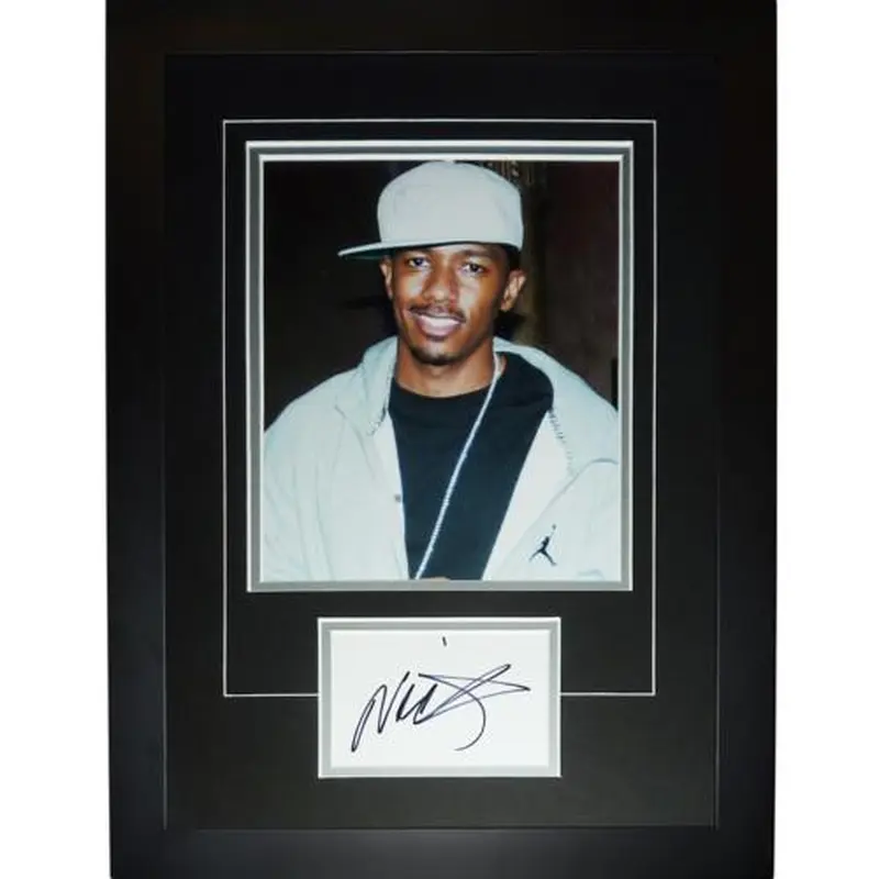 Nick Cannon Autographed Americas Got Talent (TV Show) "Signature Series" Frame