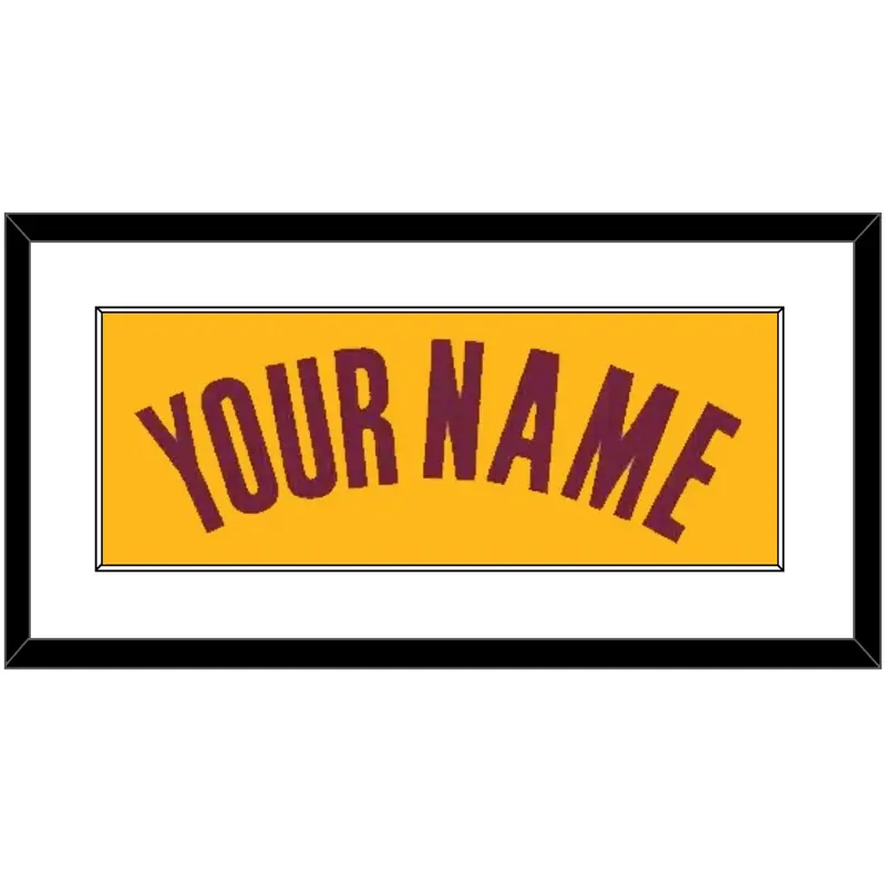 Cleveland Name - Alternate Yellow (2012-2017) - Single Mat 1