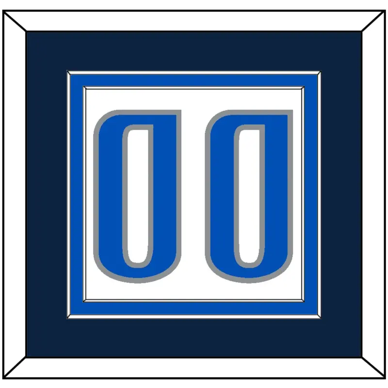 Dallas Number - Home White (2001-2017) - Double Mat 3