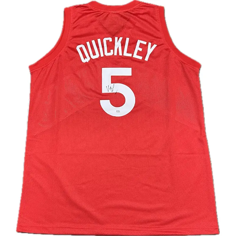 Immanuel Quickley Signed Jersey PSA/DNA Toronto Raptors Autographed