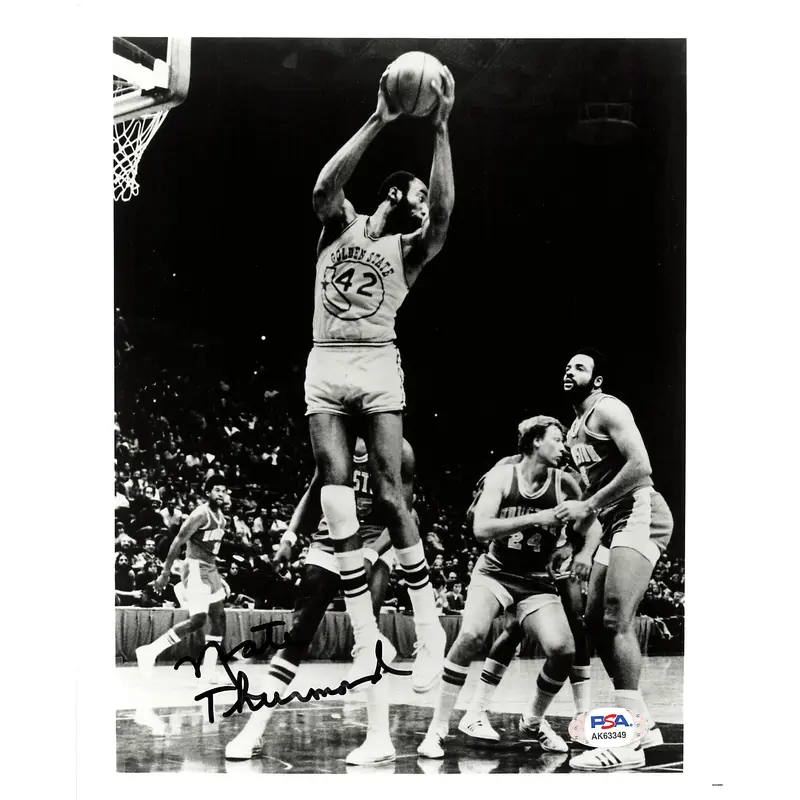 Nate Thurmond signed 8x10 photo PSA/DNA Warriors Autographed