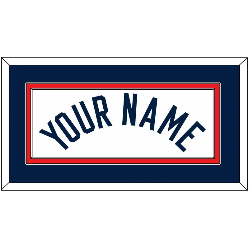 United States Mens Basketball Name - 2024 Olympics Home White - Double Mat 2
