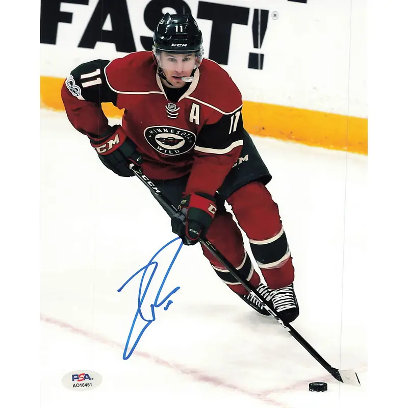 Zach Parise signed 8x10 photo PSA/DNA Minnesota Wild Autographed