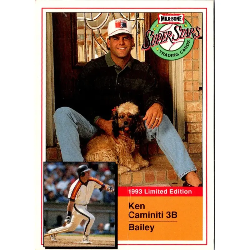 1993 Milk Bone Super Stars Ken Caminiti #6