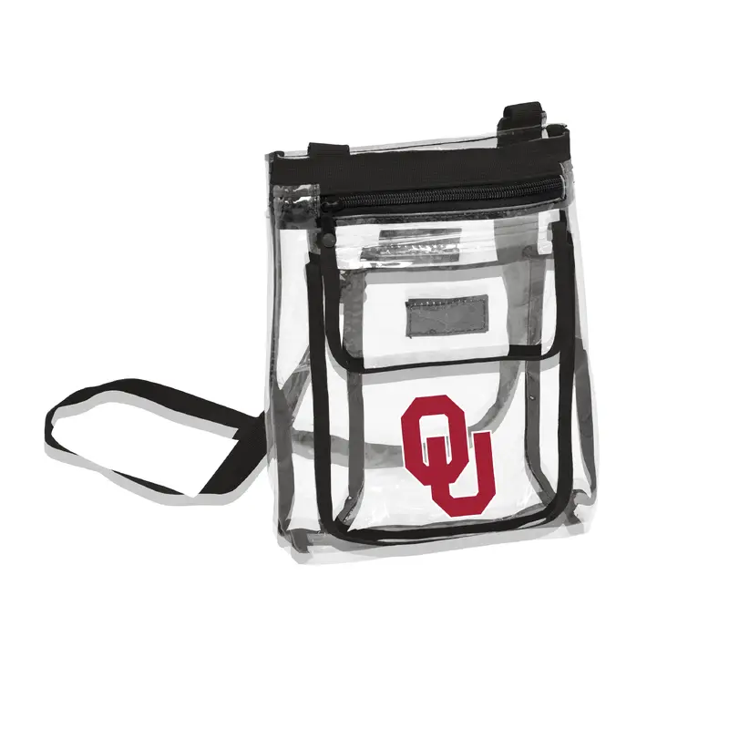 Oklahoma Gameday Clear Black Crossbody