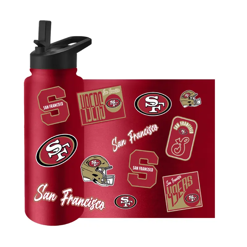 San Francisco 49ers 34oz Dreamweave Quencher Bottle