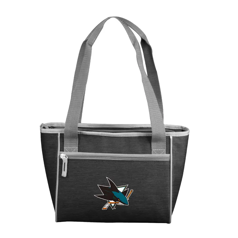San Jose Sharks Crosshatch 16 Can Cooler Tote