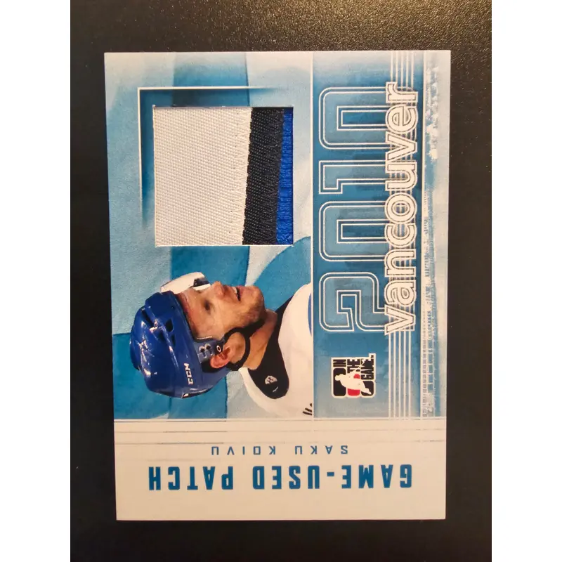 2009-10 In the Game Vancouver 2010 - Game-Used Patch - Saku Koivu #GUP-13 PR10
