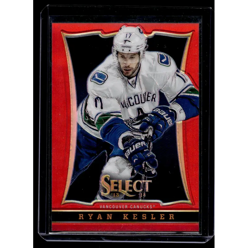 2013-14 Panini Select - Black Friday Red Prizm - Ryan Kesler #39 /35