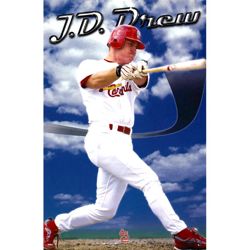 JD Drew "Blast" St. Louis Cardinals MLB Action Poster - Costacos 1999
