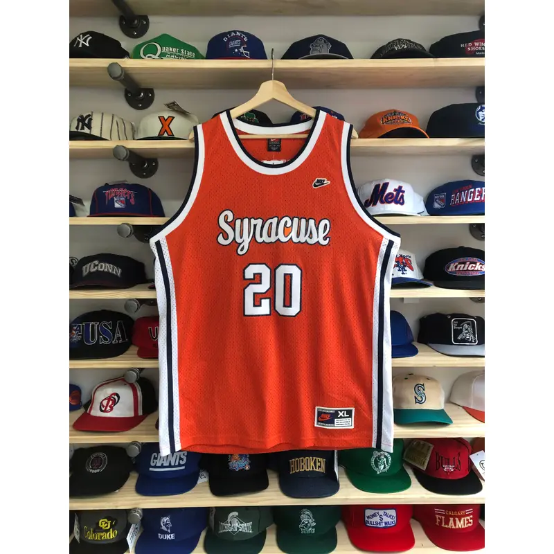 Vintage Nike Swingman Syracuse Sherman Douglas Jersey Size XL