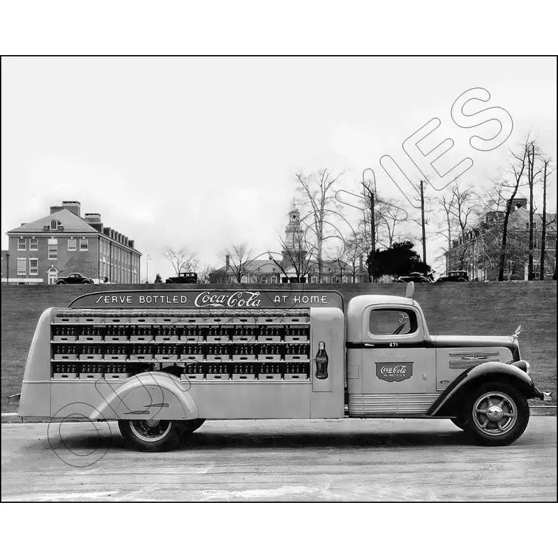 1936 Coca Cola Delivery Truck 8X10 Photo - Coke - 2589