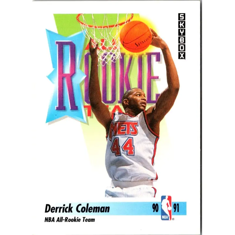 1991 SkyBox Derrick Coleman #318